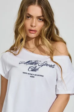 Cheap Off Shoulder T Shirt Short Sleeve Tops