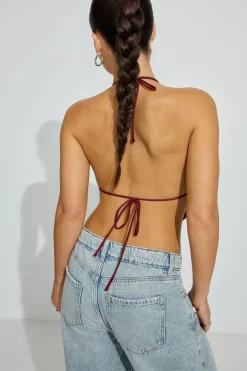 New Open Back Cowl Top Tank Tops