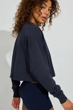 Hot Oversized Henley Long Sleeve Top Tops|Long Sleeve Tops