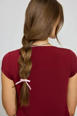 Cheap Pack of 8 Mini Bow Elastics Hair Accessories