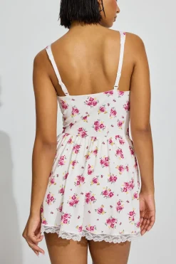 Best Sale Plunge V-Neck Romper Dress Dresses
