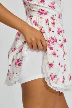 Best Sale Plunge V-Neck Romper Dress Dresses