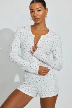 Hot Pointelle Romper Lounge & Sleep