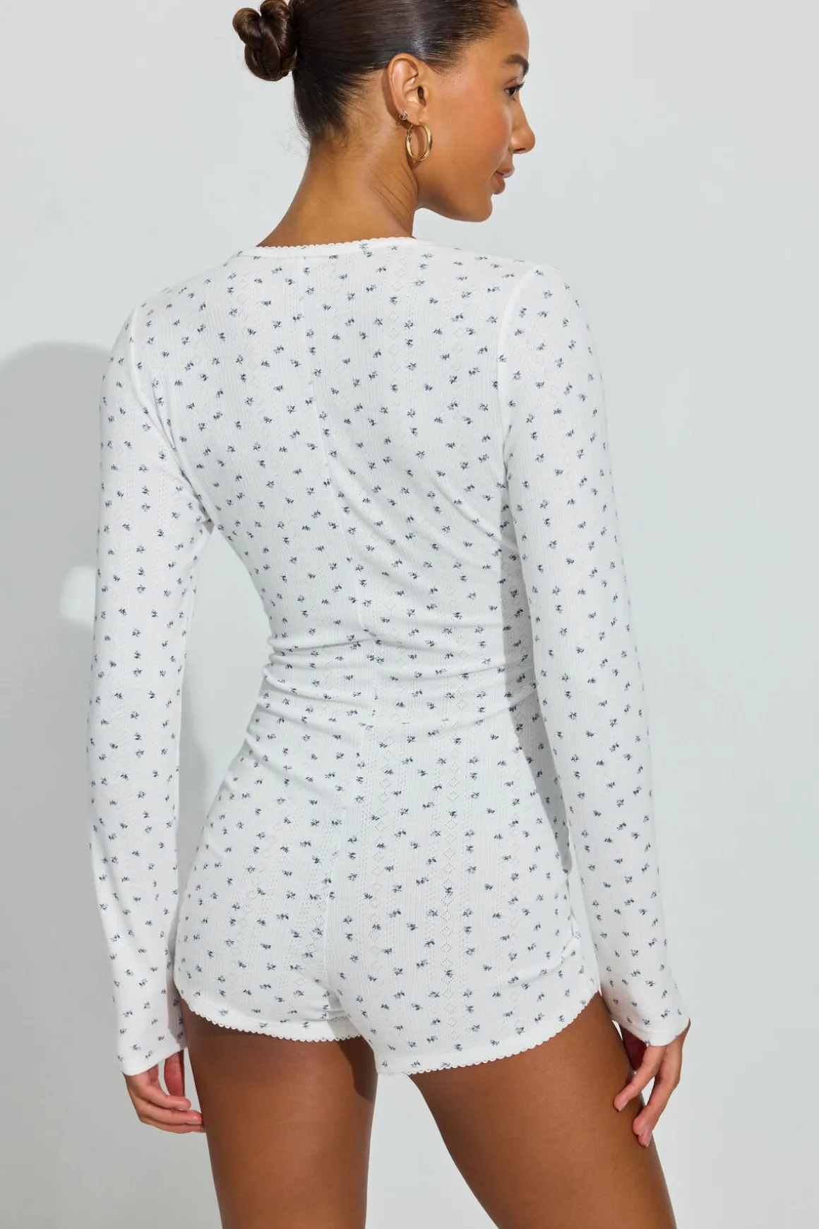 Hot Pointelle Romper Lounge & Sleep