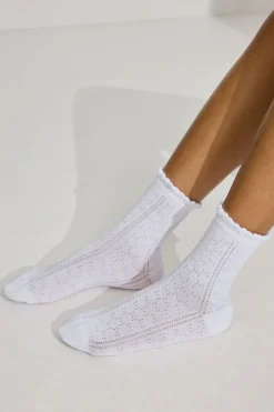 Flash Sale Pointelle Socks Socks & Tights