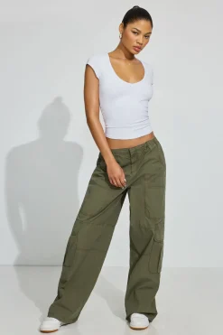 Shop Poplin Extreme Baggy Cargo Pants Cargos|Pants