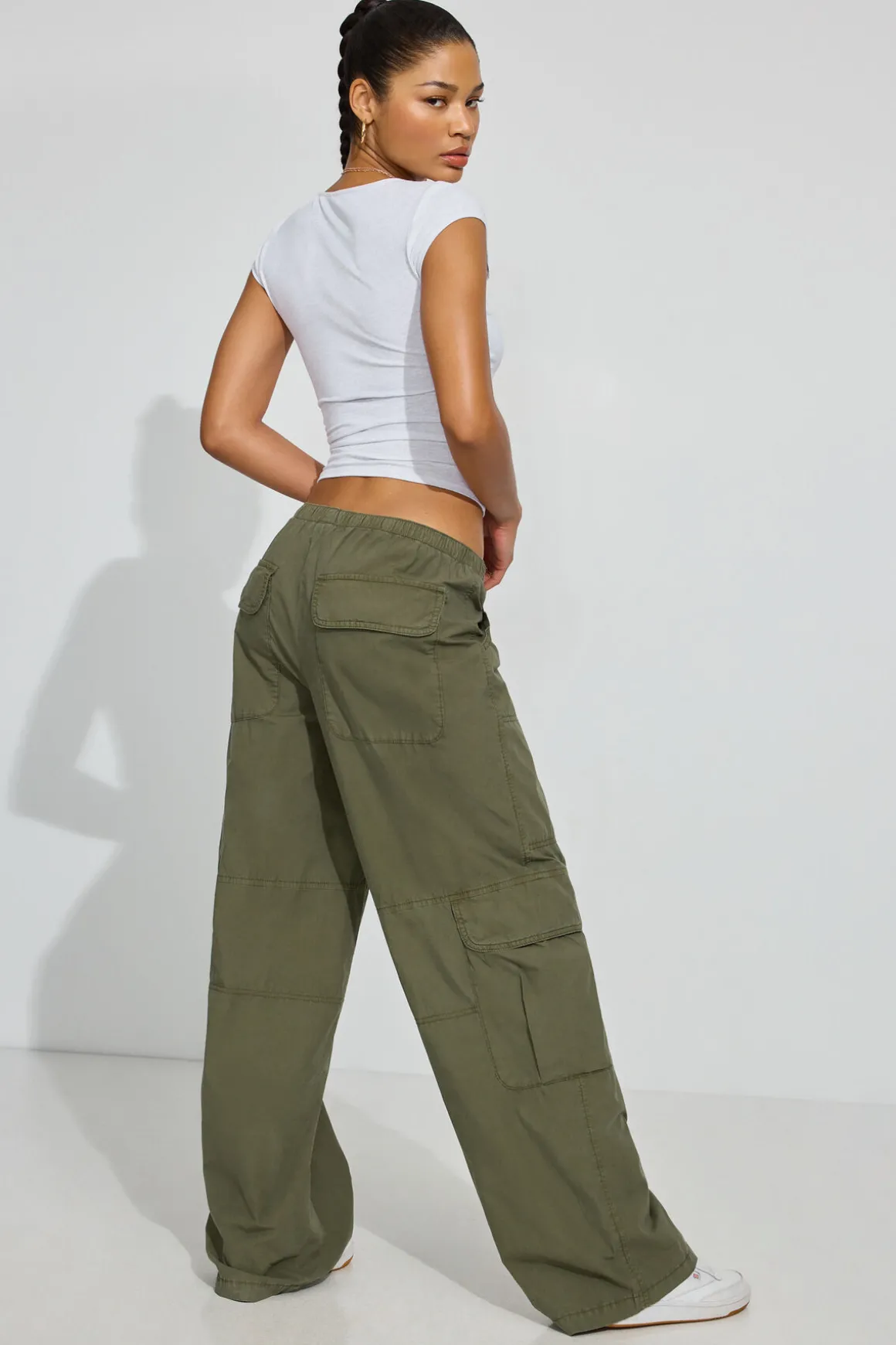 Shop Poplin Extreme Baggy Cargo Pants Cargos|Pants