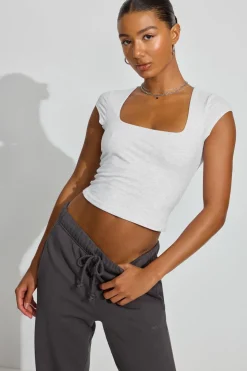 Discount Portia Square Neckline T Shirt Matching Sets|Tops