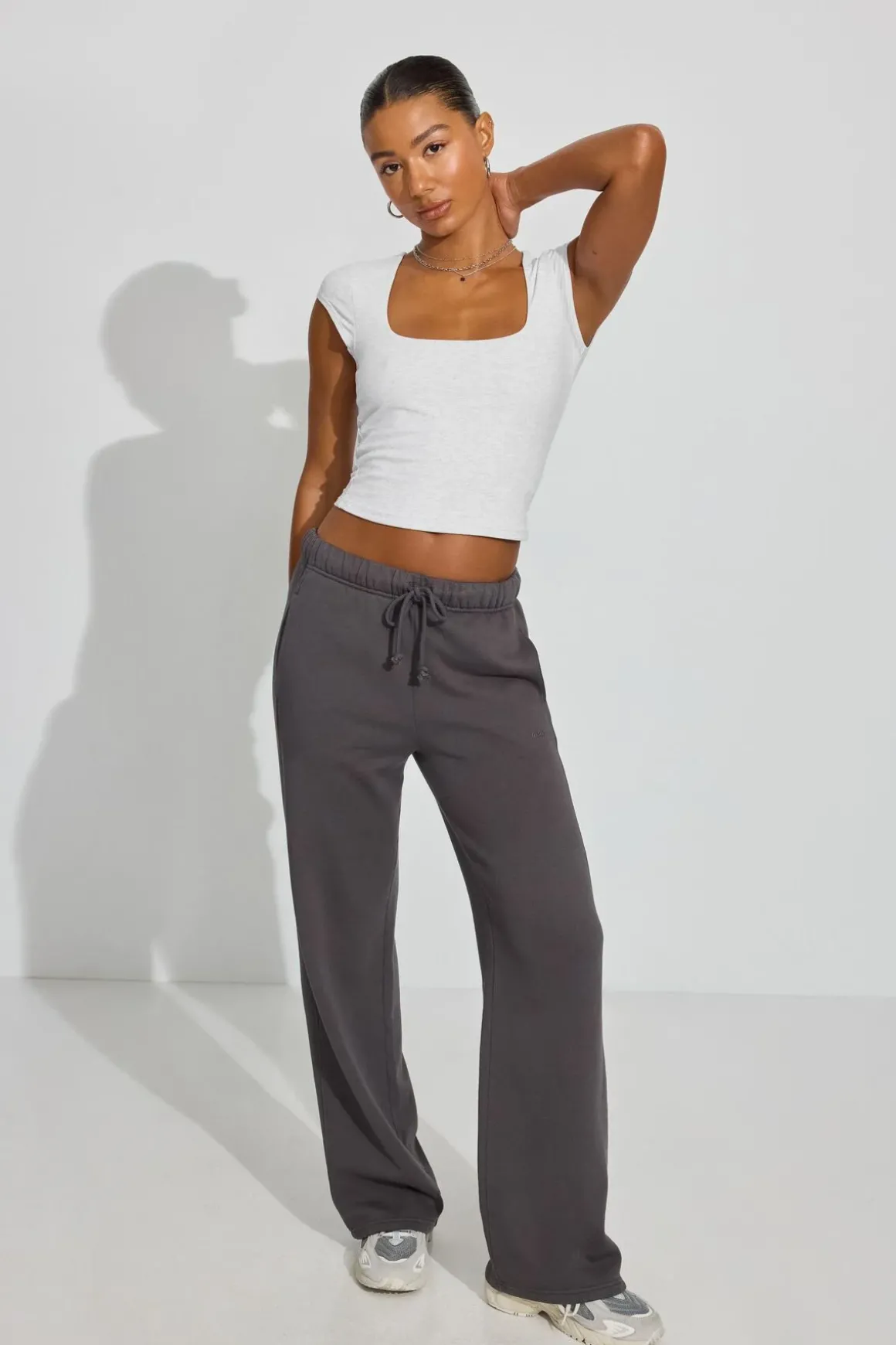 Discount Portia Square Neckline T Shirt Matching Sets|Tops