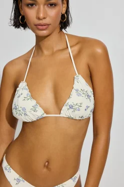 Online Ruffle Triangle Bikini Top Swimwear