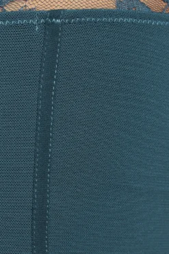 Cheap Sabrina Peek-A-Boo Bustier Top Tank Tops