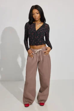 Online Sheer Mesh Cardigan Long Sleeve Tops