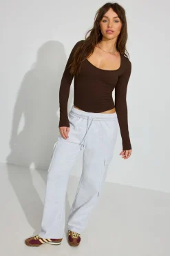 Best Sale Sleek Long Sleeve T Shirt Matching Sets|Tops