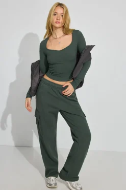 Best Sleek Long Sleeve T Shirt Matching Sets|Tops