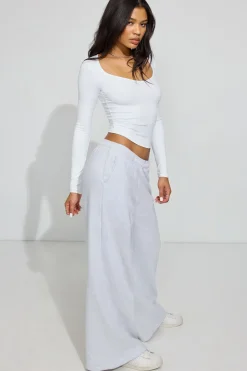 Best Sleek Long Sleeve T Shirt Matching Sets|Tops