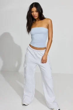 Cheap Sleek Longline Tube Top Tops|Tank Tops