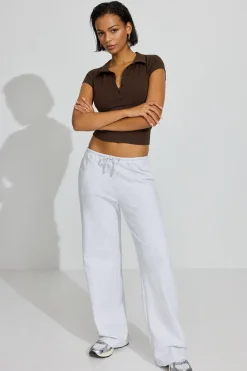 Sale Sleek Short Sleeve Polo Top Tops|Short Sleeve Tops