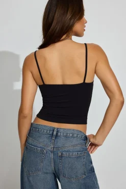New Sleek V-Neck Cami Top Matching Sets|Tops