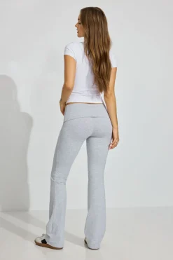 Fashion Soft Cotton Flare Knit Pants Matching Sets|Bottoms
