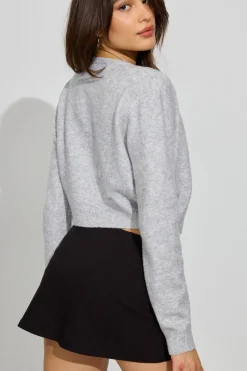 Hot Spongy Button Up Cardigan Sweaters & Cardigans|Long Sleeve Tops
