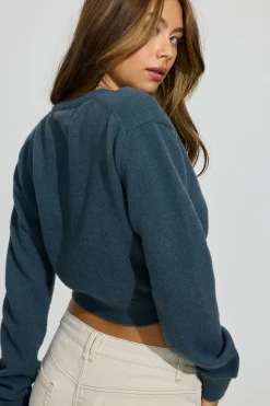 Cheap Spongy Button Up Cardigan Tops|Sweaters & Cardigans