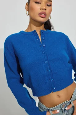 Shop Spongy Button Up Cardigan Sweaters & Cardigans|Long Sleeve Tops