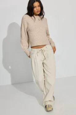 Hot Spongy Loose Crewneck Sweater Sweaters & Cardigans|Long Sleeve Tops