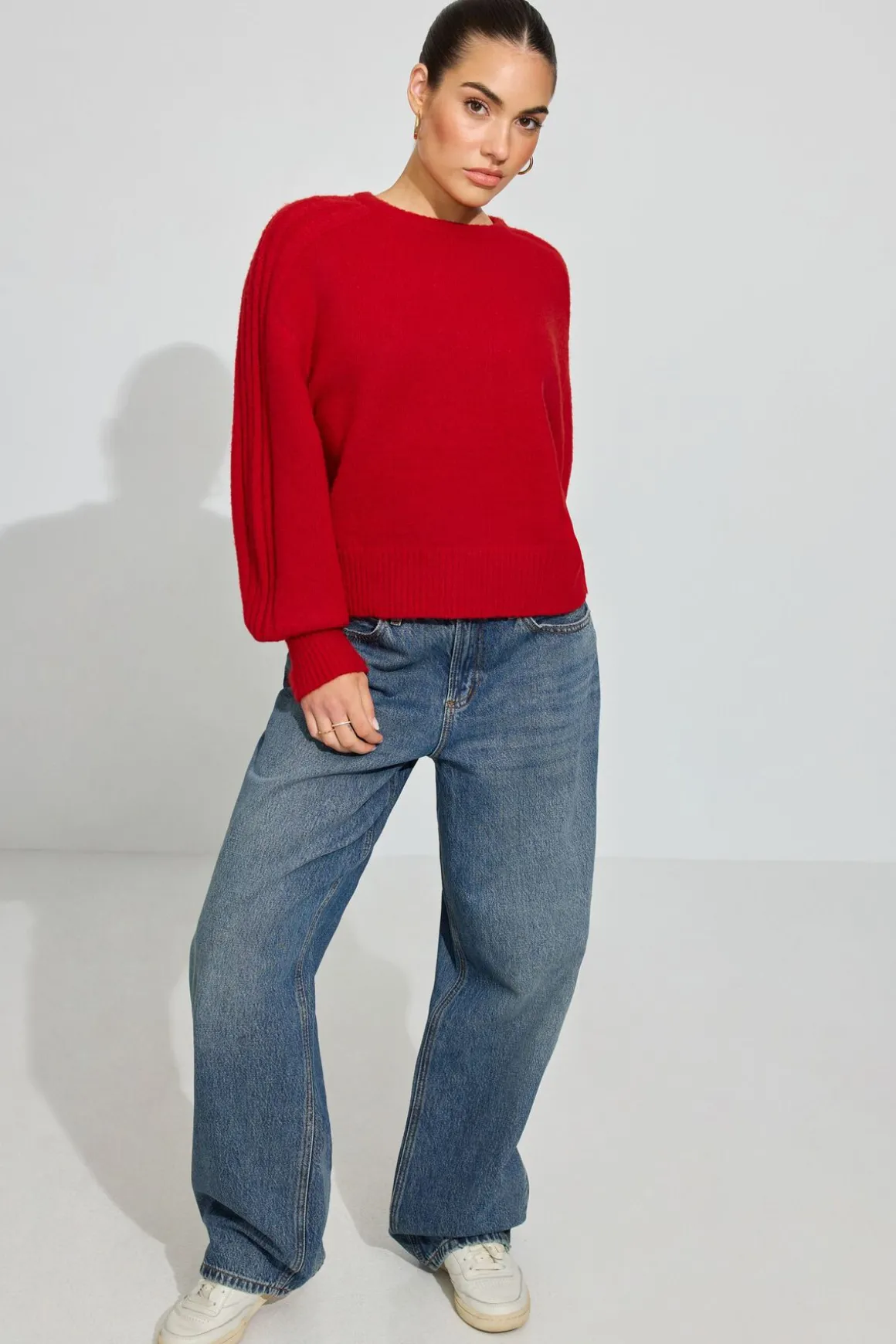 Discount Spongy Loose Crewneck Sweater Sweaters & Cardigans|Long Sleeve Tops