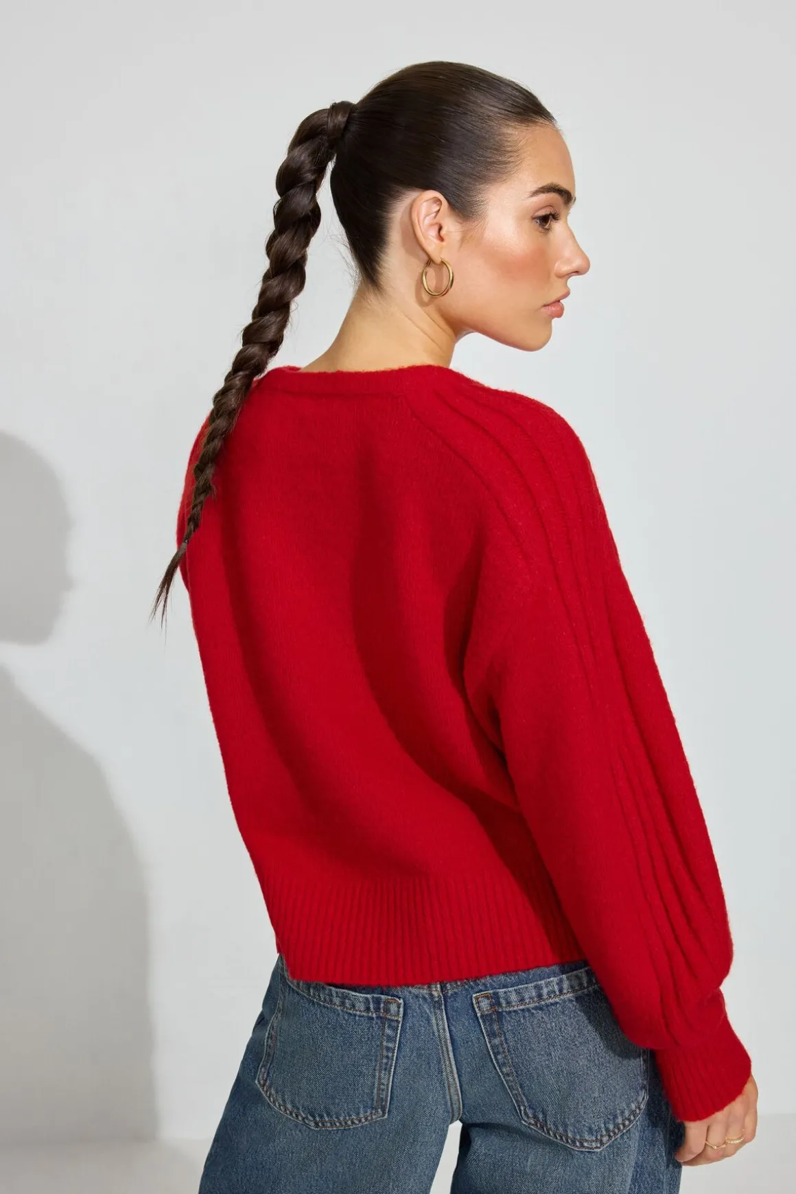 Discount Spongy Loose Crewneck Sweater Sweaters & Cardigans|Long Sleeve Tops