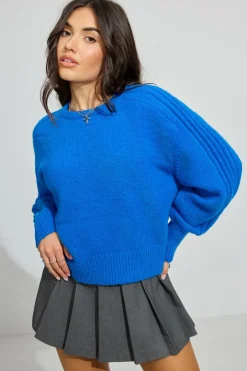 Clearance Spongy Loose Crewneck Sweater Sweaters & Cardigans|Long Sleeve Tops
