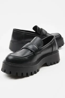 Hot STEVE MADDEN Baker Platform Loafers Shoes