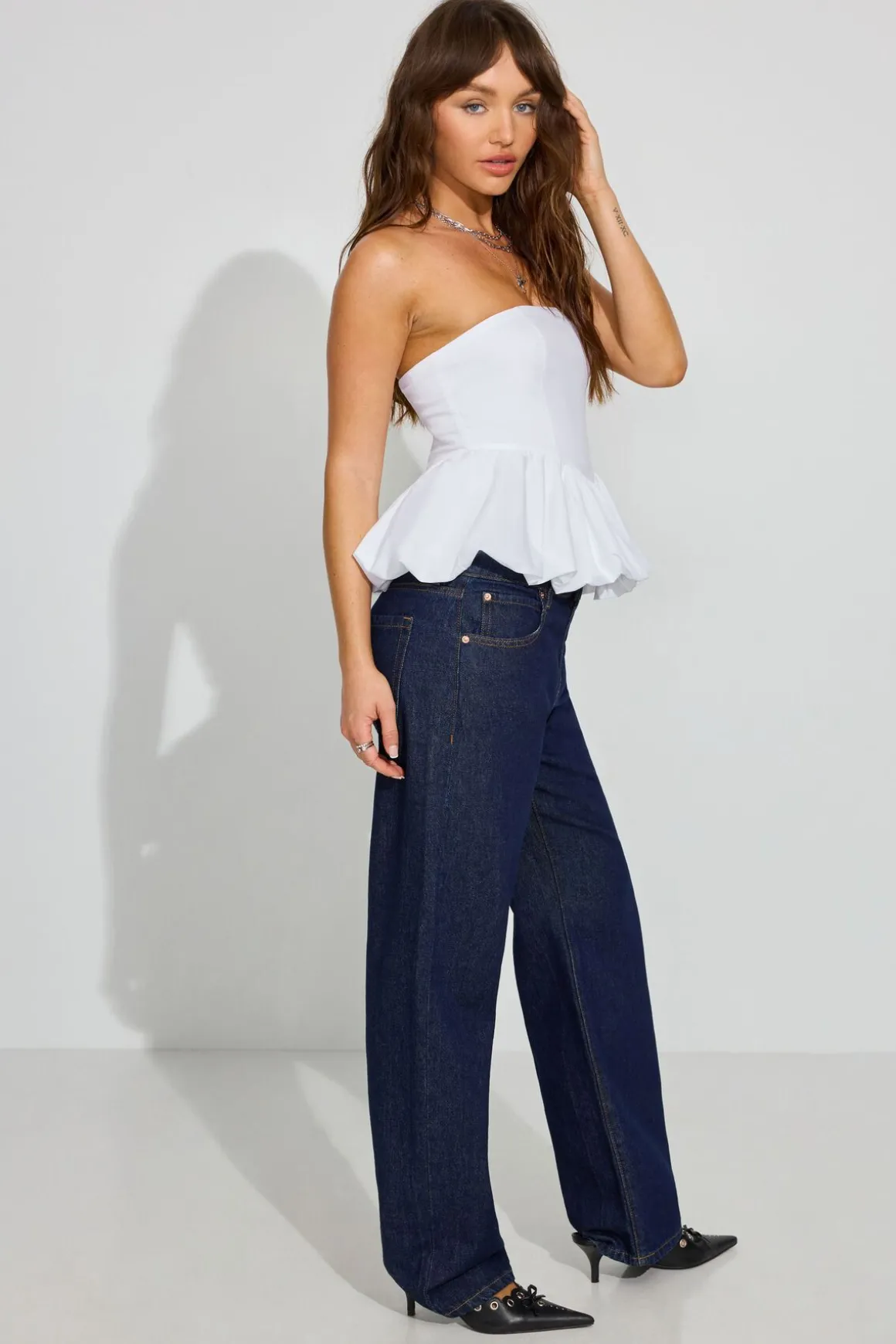 New Strapless Bubble Top Tank Tops