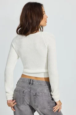 Flash Sale Supersoft Crop Sweater Sweaters & Cardigans|Long Sleeve Tops