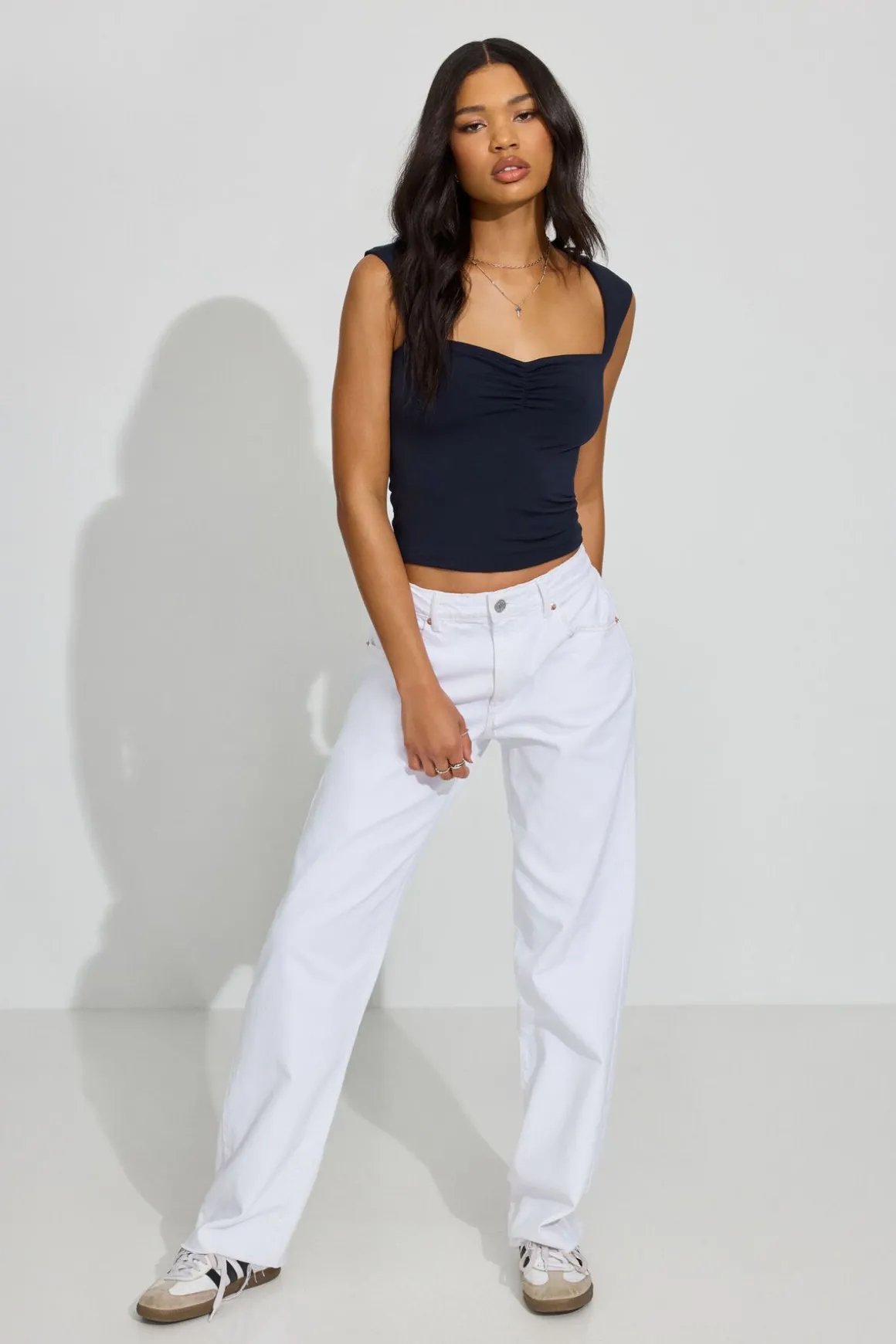 Online Talina Square Neck Top Short Sleeve Tops