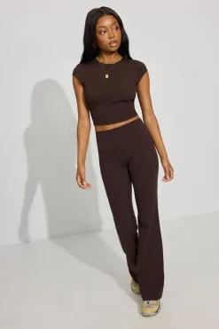 Store Tie Back T Shirt Tops|Short Sleeve Tops