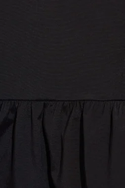 Fashion Tie Front Puff Sleeve Top Short Sleeve Tops