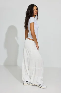 New Tiered Maxi Skirt Shorts & Skirts