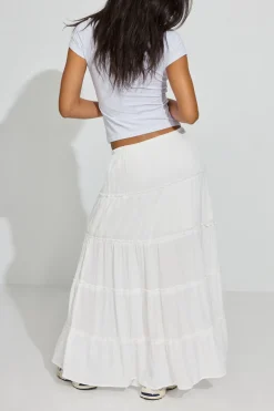 New Tiered Maxi Skirt Shorts & Skirts