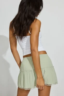 Store Tiered Mini Skirt Shorts & Skirts