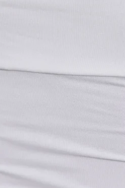 Hot Twist Front Off Shoulder Top Short Sleeve Tops