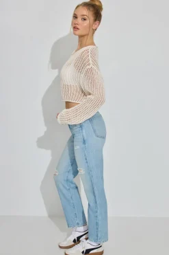 Fashion Vintage Straight Jean Jeans