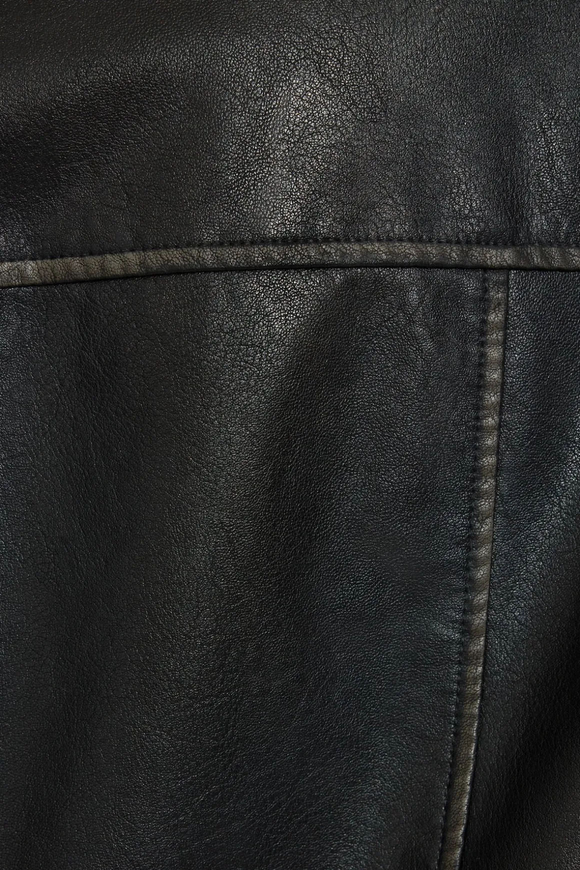 Fashion Washed Faux Leather Biker Jacket Faux Leather Jackets|Lightweight Jackets
